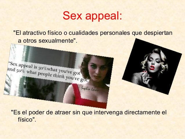 significado Atraer sexualmente significado Atraer sexualmente